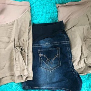 Maternity Shorts (3 pair)
